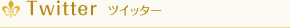 Twitter　ツイッター